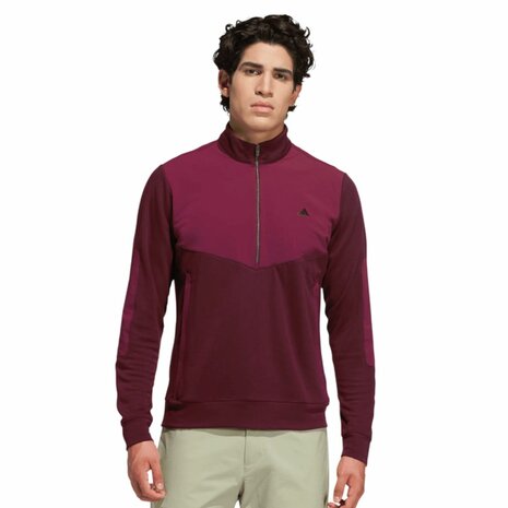 Adidas Utimate365+ Course Control Hybrid Midlayer Bordeaux