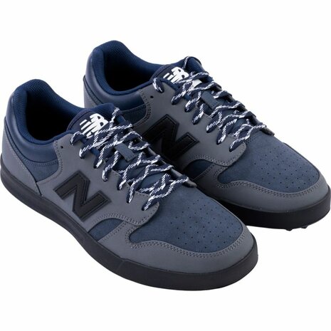 New Balance 480 Golf SL Wide Fit Heren Golfschoenen Navy Zwart Grijs