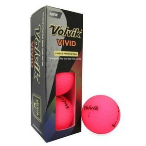 Volvik Vivid Golfballen Sleeve Pink