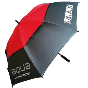 Big Max Aqua UV Golf Paraplu Charcoal Red