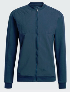 Adidas Go-To Quilt FZ Golfsweater CreNav