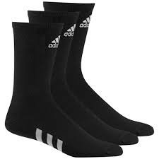 Adidas 3 paar Heren Golf Sokken Lang Zwart Maat 39-43