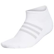 Adidas Dames Comfort Korte Golfsokken Wit Grijs