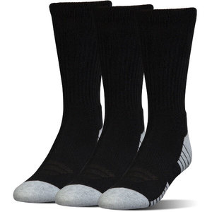 Under Armour 3 Paar Golf Manner Socken lange 46-51 Schwarz