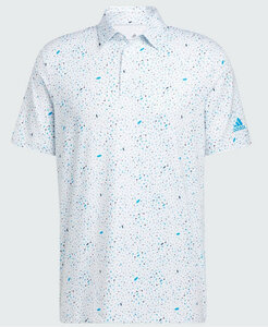Adidas Flag Print Polo Blurus Semiru