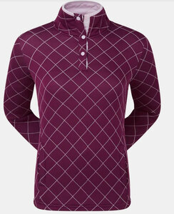 Footjoy Jersey Quilted Mid Layer Fig