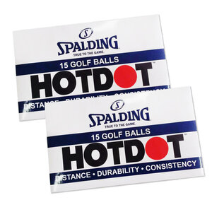 Spalding Hot Dot Golfballen 18 Stuks