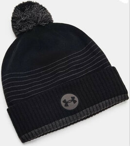 Under Armour Beanie Pom Zwart