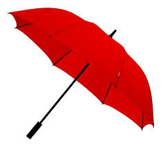 Golf Paraplu Windveer Extra Sterk Rood