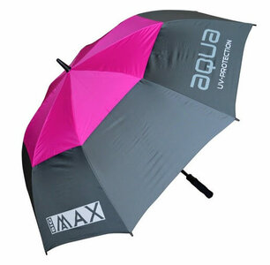 Big Max Aqua UV Golf Paraplu Charcoal Pink
