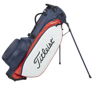 Standbag Titleist Players 5 Stadry Navy Rood Wit