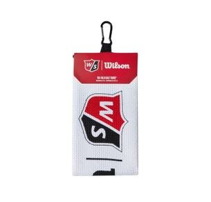 Golf Towel Wilson Staff Tri Fold White