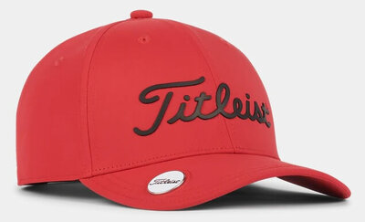 Titleist Junior Players Performance Ballmarkerkappe Rot Schwarz