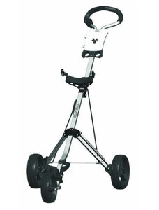 Fastfold Trilite 3 wheel Golf trolley Silver