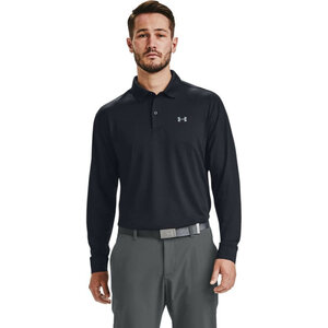 Under Armour Performance LS Polo Black