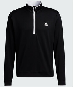 AD030-Adidas Lightweight Quater Zipp Sweater Black