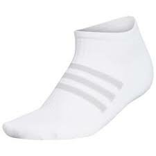 Adidas Dames Comfort Korte Golfsokken Wit Grijs