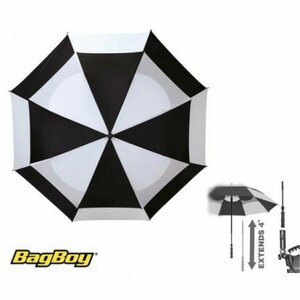 BagBoy golf Umbrella Telescopic Black White