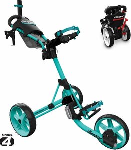 3- Wheel Golf Trolley Clicgear 4.0 Teal