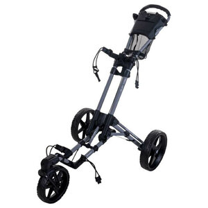 Fastfold 360 Flex Golftrolley Grau Mattschwarz