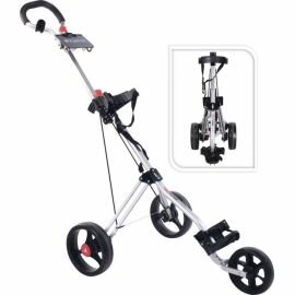 Fastfold Force 3 wheel Golf trolley White