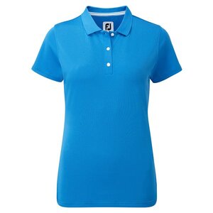 Footjoy Ladiess Stretch Pique Polo Shirt Cobalt