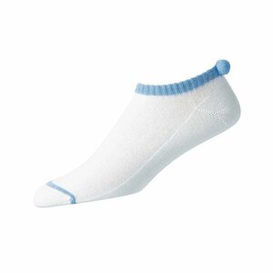 Footjoy Dames Golfsokken Pompom Blue