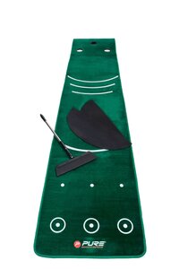 Pure2Improve Putting Mat 3.35 meters With Broom