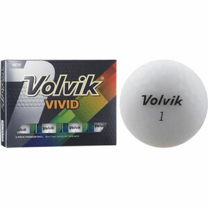 Volvik Vivid Golf Balls Super White