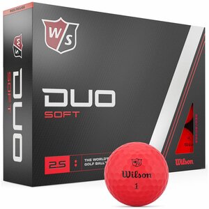 Golfballen Wilson Staff Duo Soft 2.5 Rood 2023