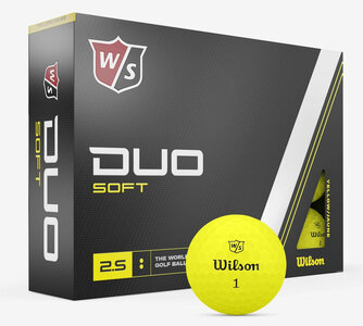 Golfballen Wilson Staff Duo Soft 2.5 Geel 2023