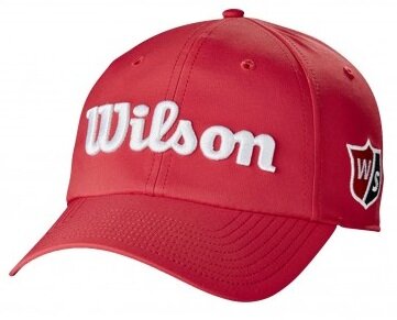 Wilson Pro Tour Cap Rot Weiß