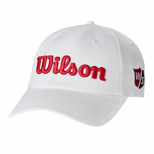 Wilson Pro Tour Cap Weiß Rot