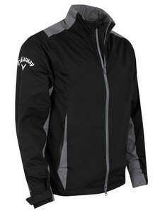 Callaway Golf Herren Stormlite 2 wasserdichte Golfjacke Schwarz Grau