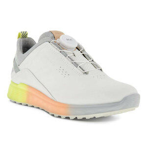 Ecco W Golf S-Three BOA White Sunny Lime