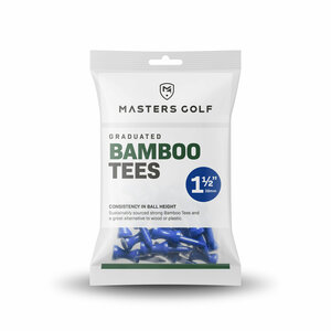 Bamboo Graduated Golftees 38mm 25 stuks Blauw