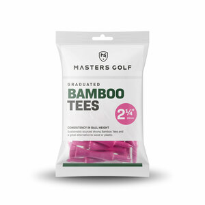 Bamboo Graduated Golftees 57mm 20 stuks Pink