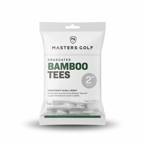 Bamboo Graduated Golftees 51mm 20 stuks Wit
