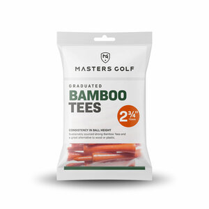 Bamboo Graduated Golftees 70mm 20 stuks Oranje