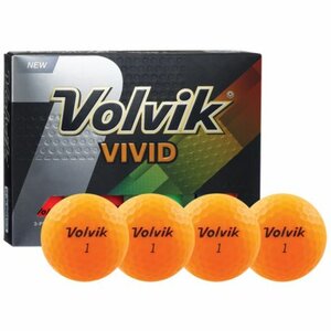 Volvik Vivid Golf Balls Orange