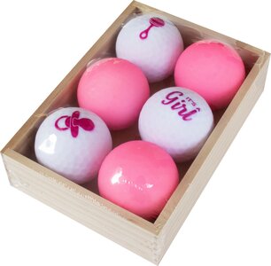 Golf Balls Gift Set It's a Girl