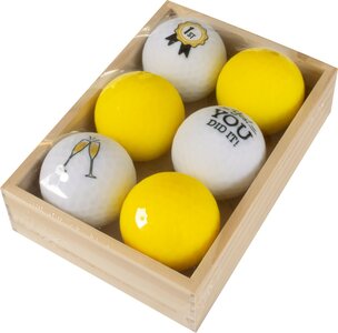 Golfballen Gift Set 1e Plaats