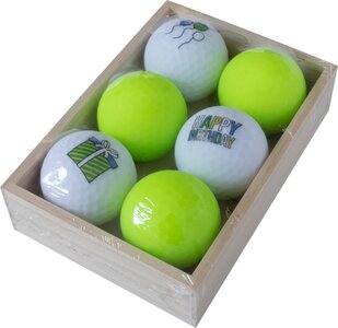 Golfballen Gift Set Verjaardag