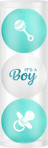 Golfballen Gift Set It's a Boy 3 Ballen