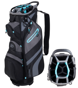 Skymax Lichtgewicht Cartbag Zwart Turquoise