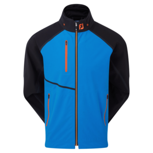 Footjoy HydroTour Golf Jacket Zwart Blauw Oranje