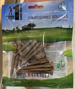 Compostable Golf Tees 12 pieces