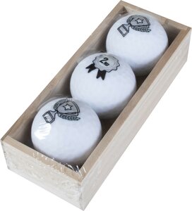Golfballen Gift Set 2e Prijs 3 Ballen in Box