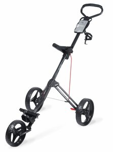 Fastfold Force 3 wheel Golf trolley black