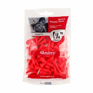 Masters-Kurz-T-Stücke aus rotem Kunststoff, 32 mm